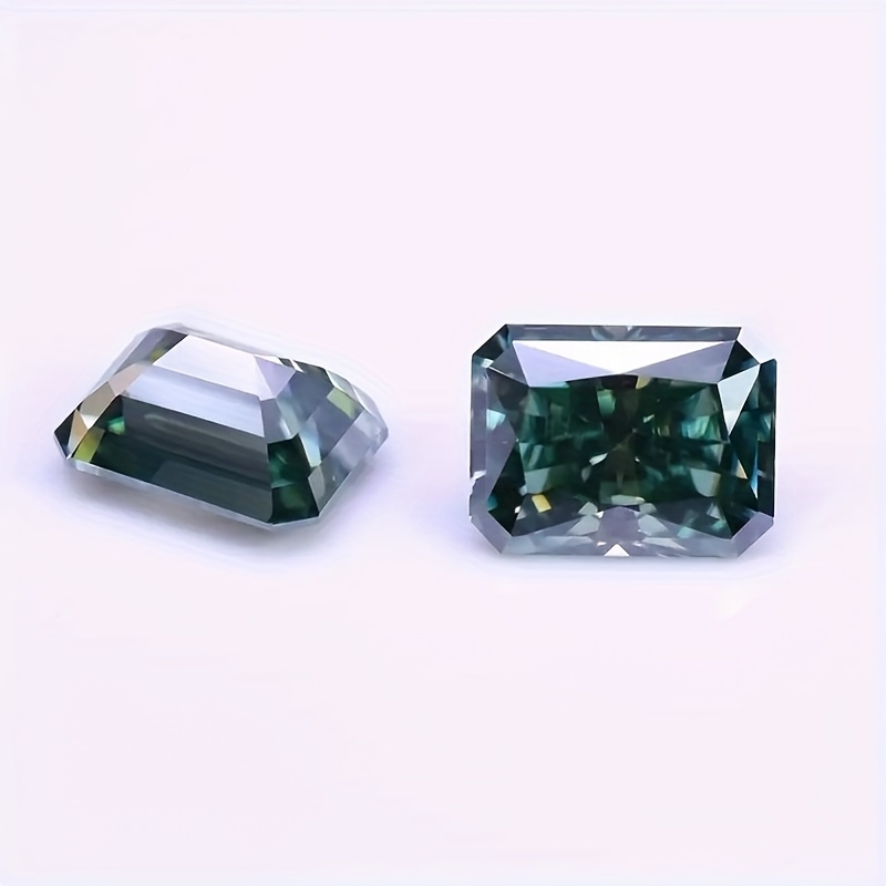 6pc Rectangular-Cut Synthetic Glass Beads Set